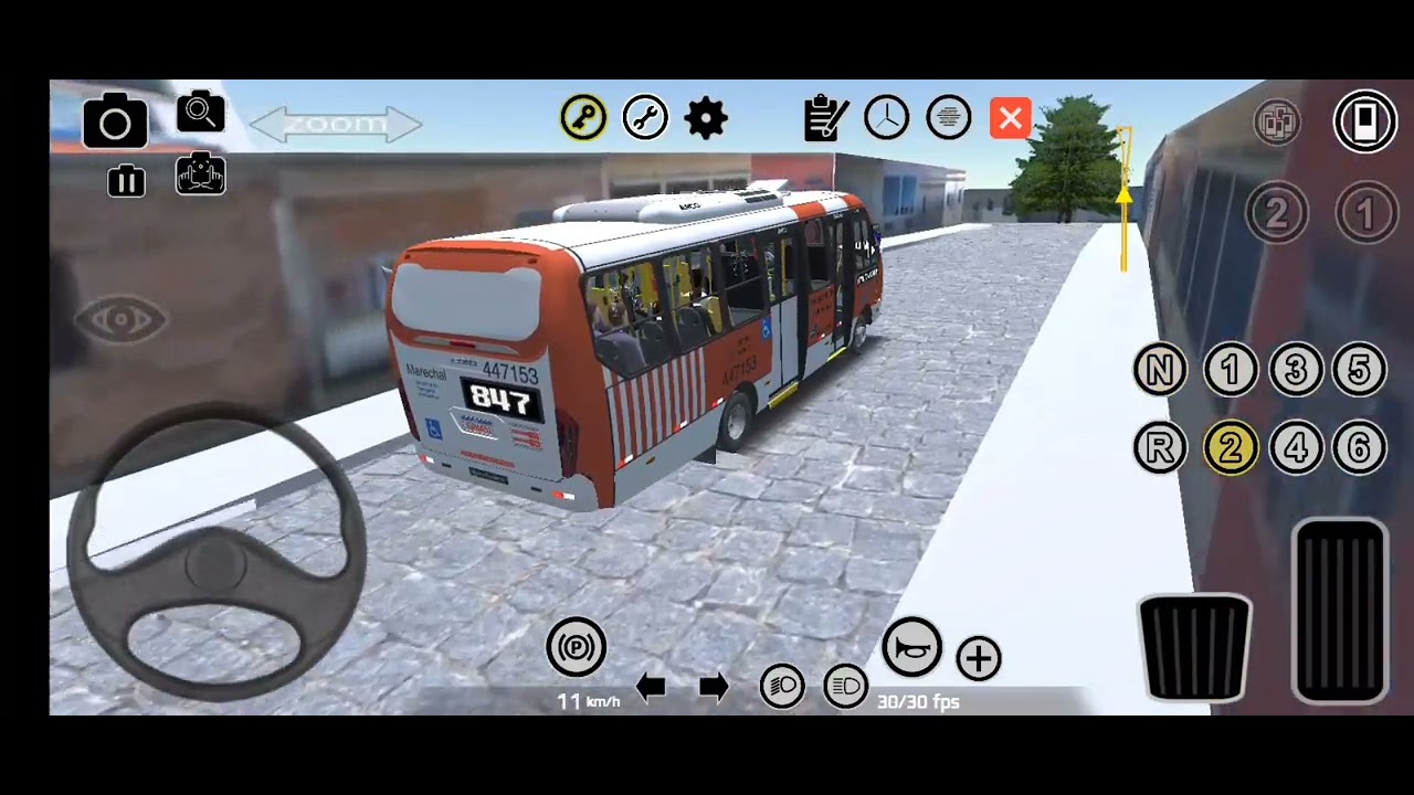 : 🚍 Micro-Ônibus Fazendo a Volta da Linha | Gameplay PS2