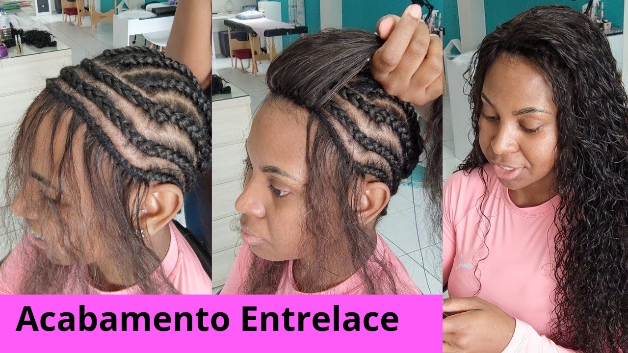 Como colocar Entrelace Cabelo Humano. Sew In Weave Hair Udapted 2023