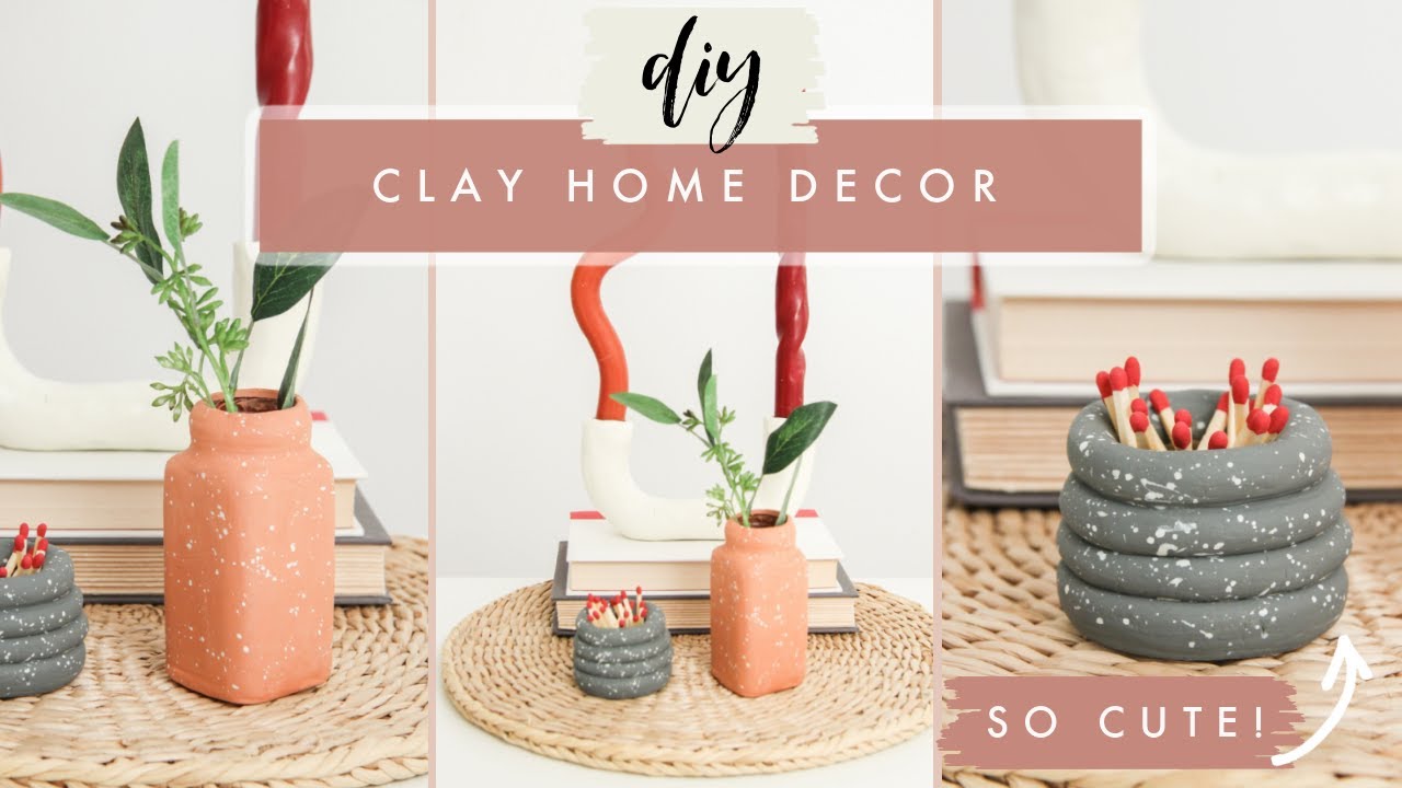 Easy DIY Air Dry Clay Projects | Minimal Aesthetic