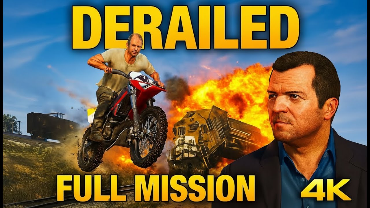 Trevor’s Train Crash : GTA 5 Derailed Mission