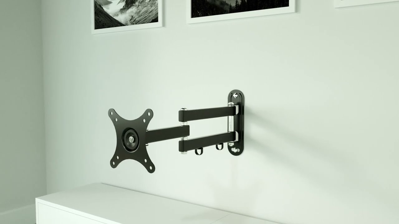 Suptek TV Wall Mount  Swivel Tilt Rotation Full Motion Adjustable for Most 15-27 inch(MA2720)