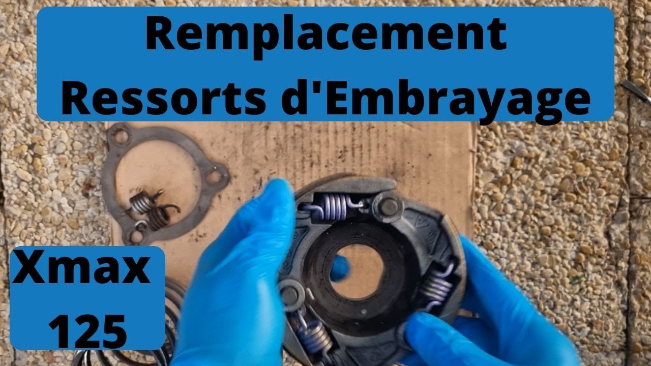 Comment Remplacer les Ressorts dEmbrayage d'un Yamaha X-max (2006-2020) [Tuto n°17]