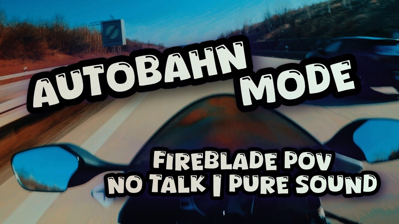 German Autobahn on a CBR1000RR SC59… This Gets Fast | Pure POV
