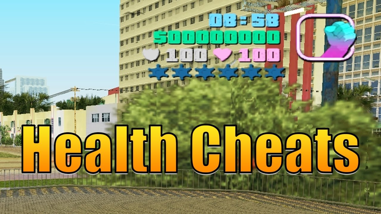 GTA Vice City Health Cheats (All Health Cheat Codes)
