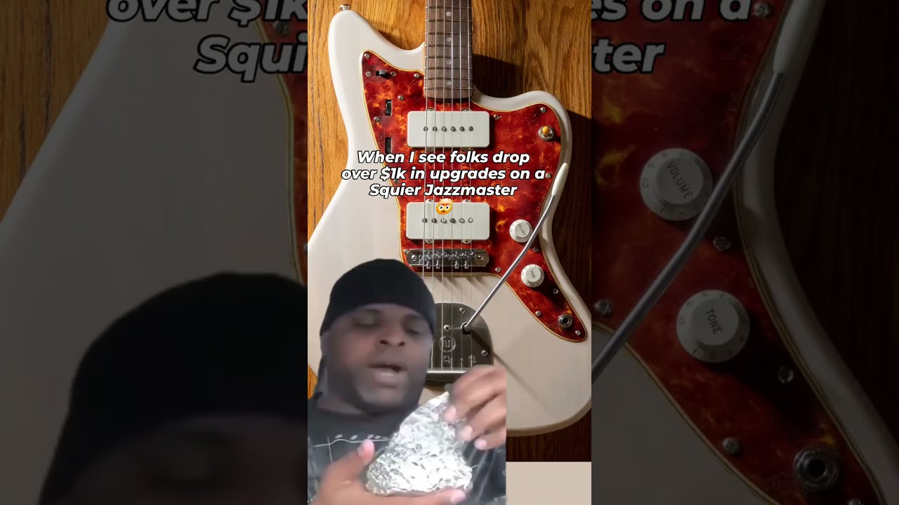 Me When the #Squier #Jazzmaster Mods Cost More Than the Guitar