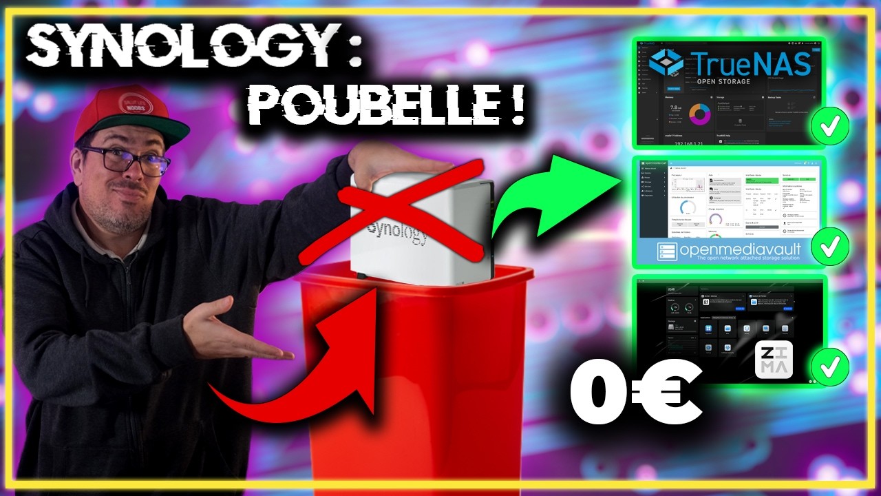 SYNOLOGY c'est FINI ! J'ai Découvert 3 Alternatives GRATUITES (et mieux)