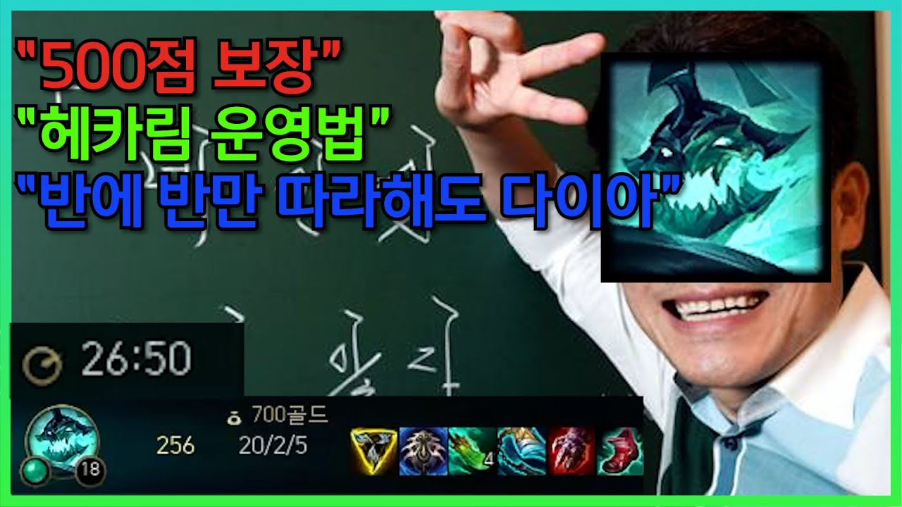 헤카림 1타강사 [다이아 이하 500점 보장]