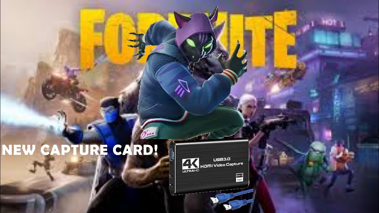 I got a new capture card! So, I am going to play Fortnite to show it off!
