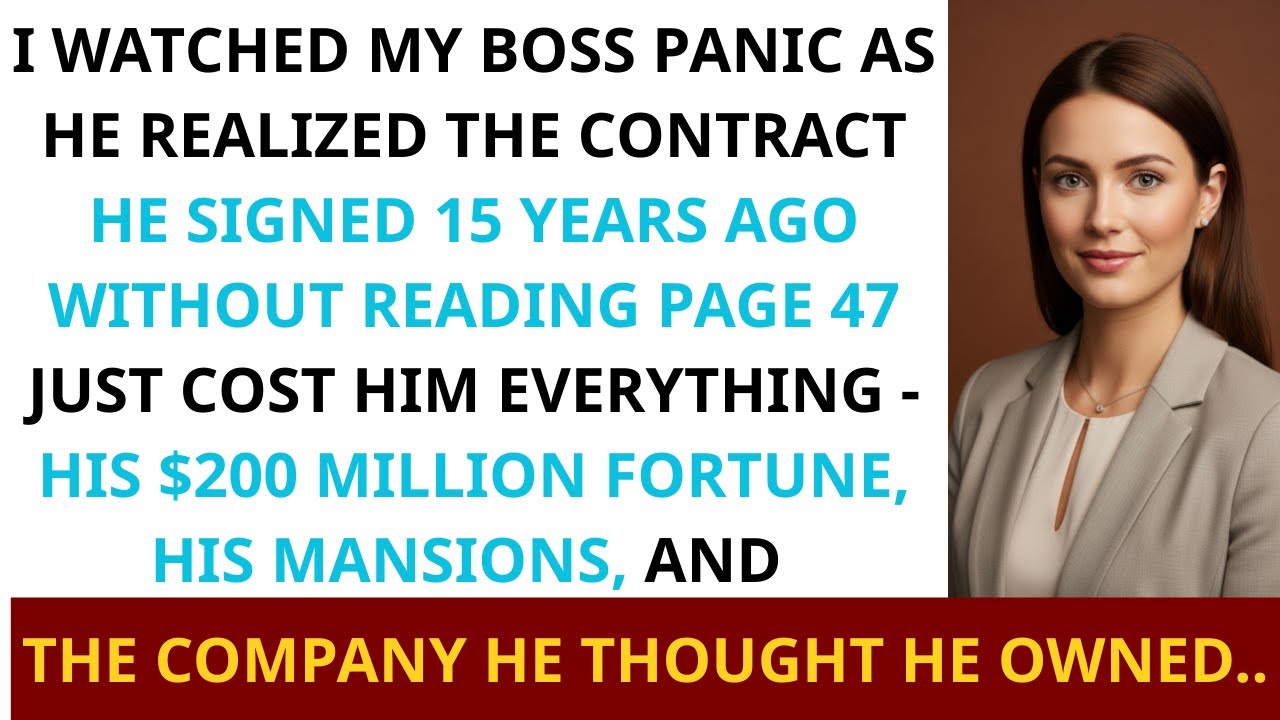 Boss Cut My $4.5M Pension 2 Days Before the Payout—Now He Regrets Missing a Clause Buried on Page 47