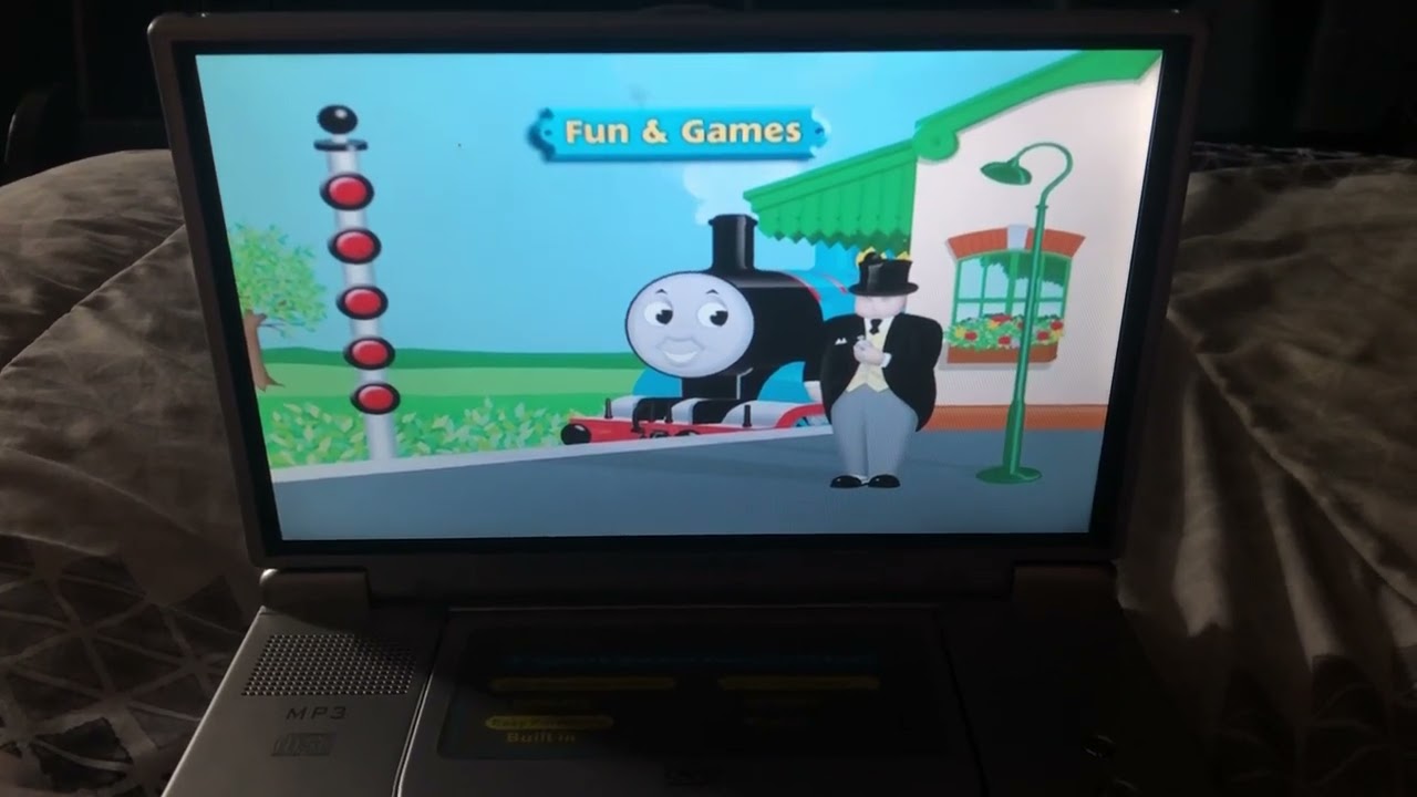 Thomas & friends Percy’s chocolate crunch 2003 DVD menu walkthrough