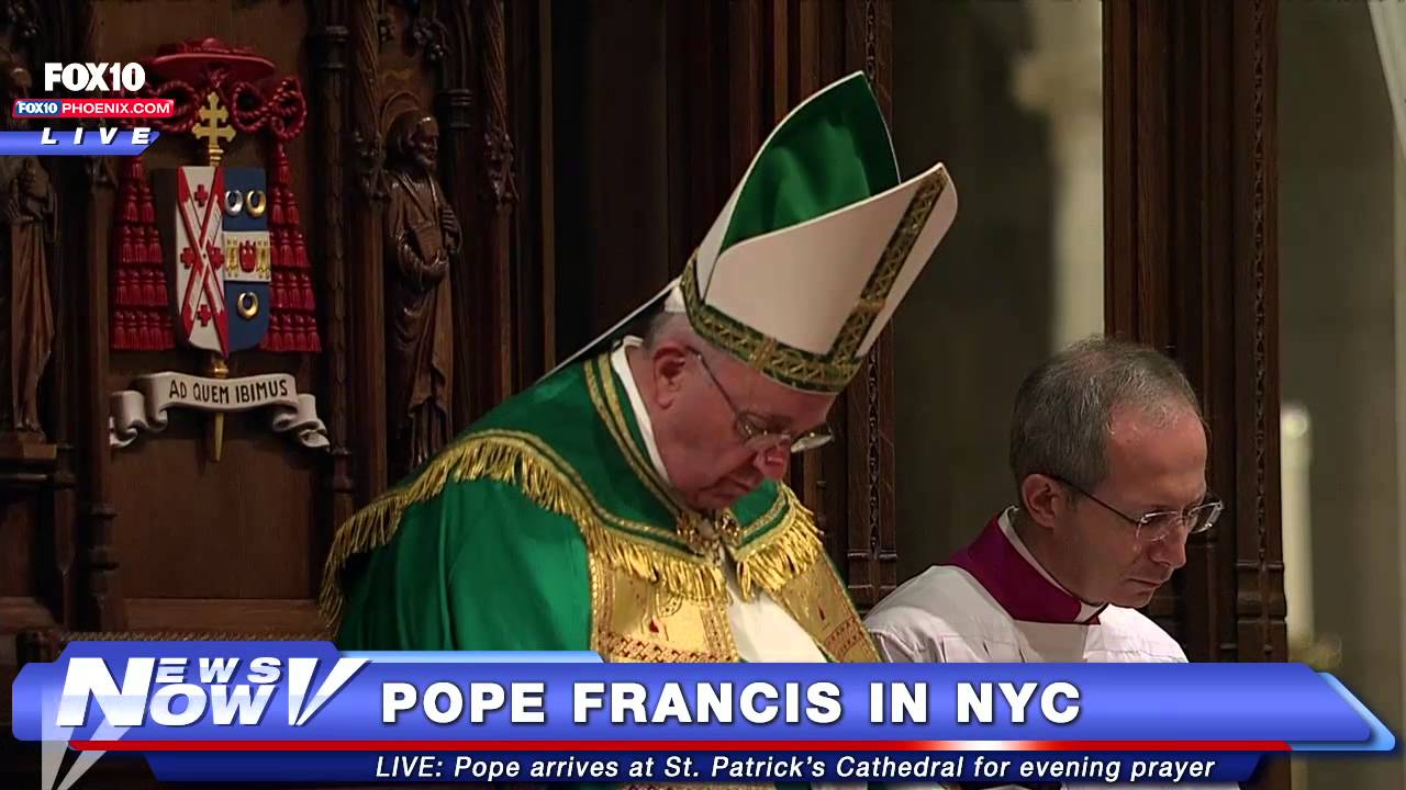 FNN: Pope Francis holds Vespers Service in New York City