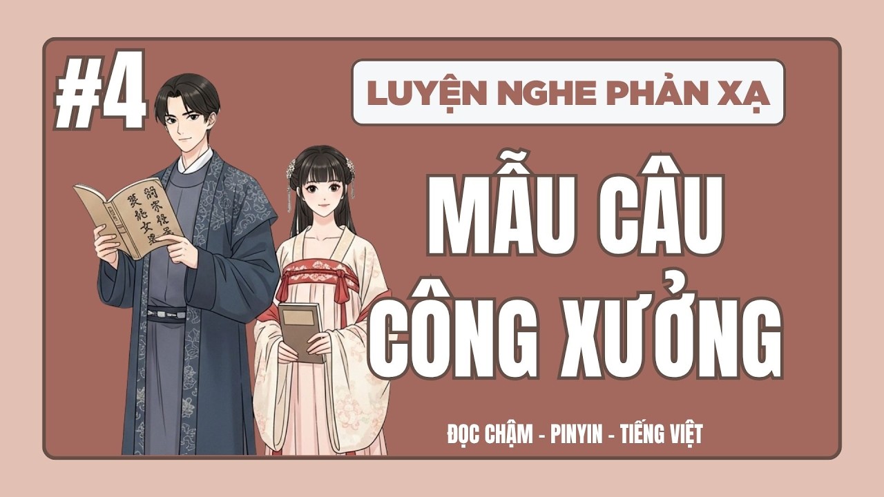 Luyện Nghe Phản Xạ Tiếng Trung Công Xưởng | Phản Xạ Tiếng Trung Cấp Tốc | HSK  Listening Practice