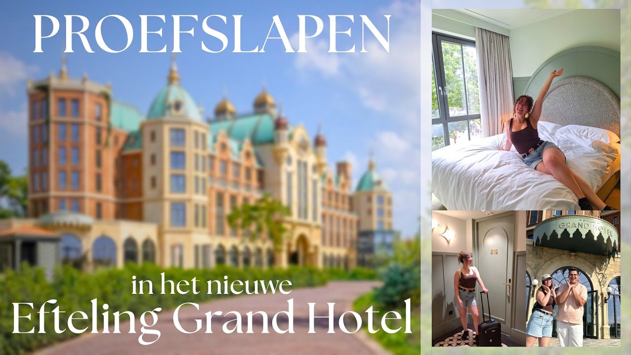 #44 PROEFSLAPEN IN HET EFTELING GRAND HOTEL! | DewiDenice