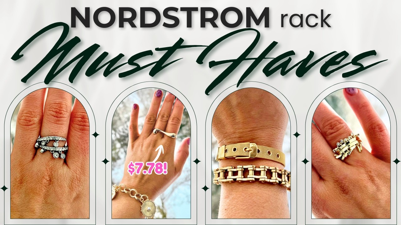 Я нашла украшения со скидкой *80%*! 💎 Огромная покупка в Nordstrom Rack 💍 Мое преображение с помо...