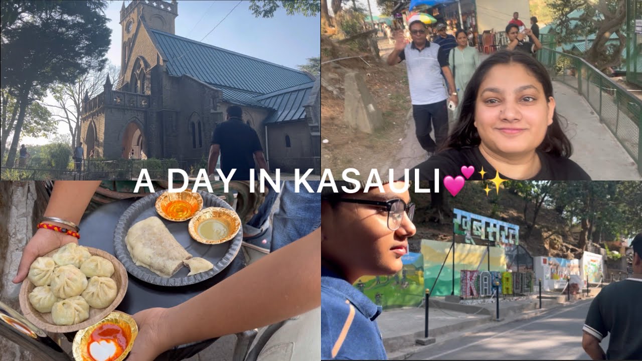 A Peaceful Day in Kasauli 🌸 | Hills, Cafes & Cozy Moments