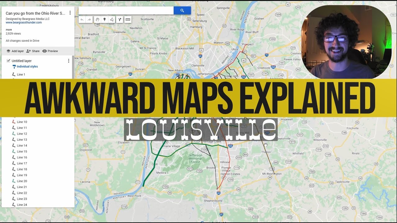 The West End/East End Disconnect - Awkward Maps: Louisville