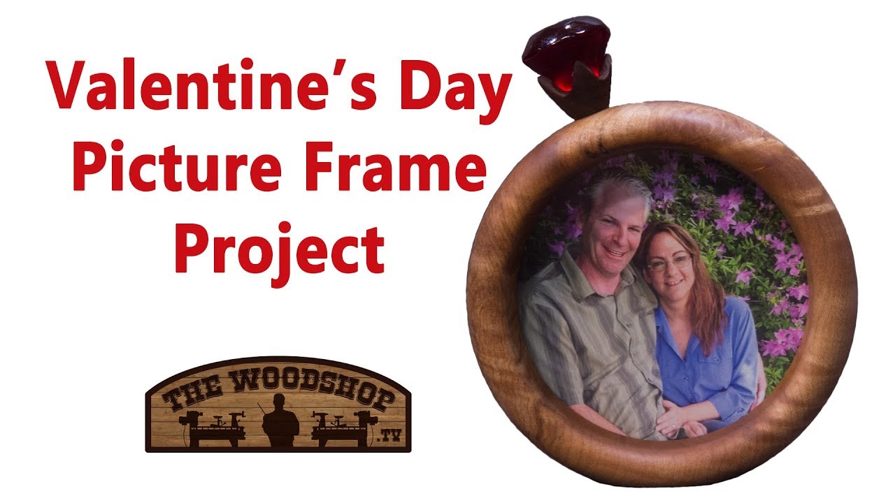 Woodturning Making A Picture Frame For Valentine's Day