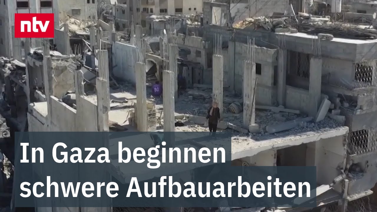 Pal&auml;stinenser stehen vor Ruinen und unklarer Zukunft - Aufbauarbeiten beginnen | Auslandsreport