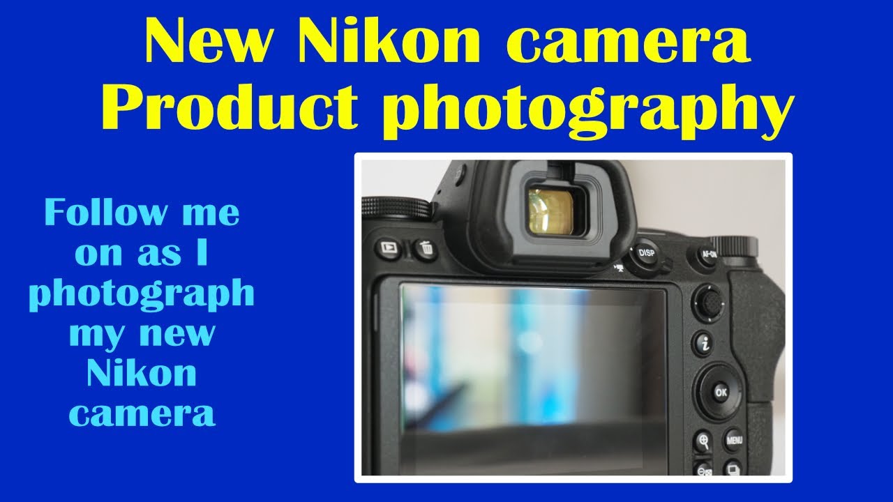 Product photography using my new camera as the model