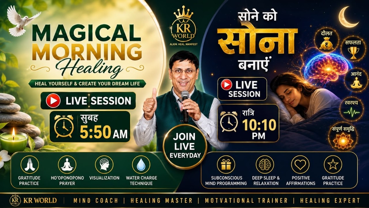 Daily Morning & Evening Mind Power Live | Kumar Rakesh World
