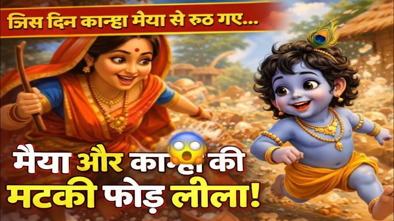 “दूध या कान्हा? — यशोदा मैया की एक भूल और भगवान का अनोखा क्रोध”