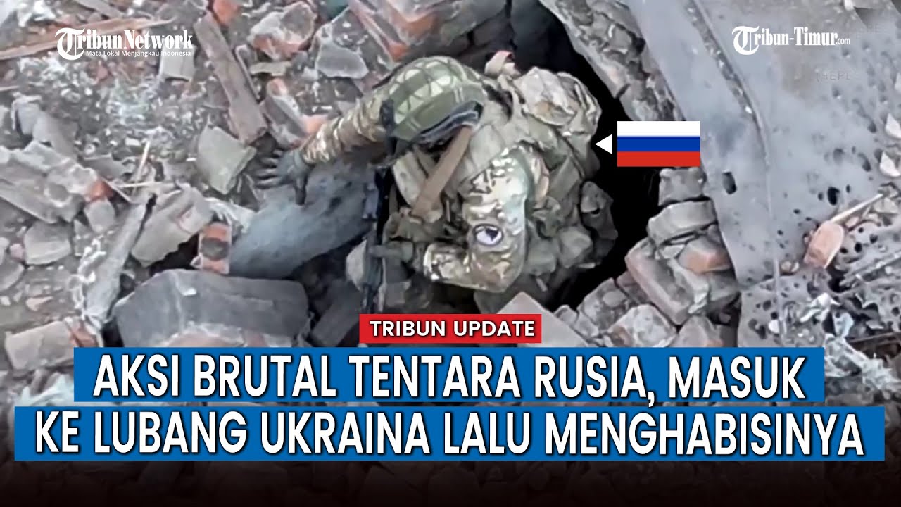 Aksi Gila Tentara Rusia Lempari Bom Ruang Bawah Tanah Tentara Ukraina dari Jarak Dekat
