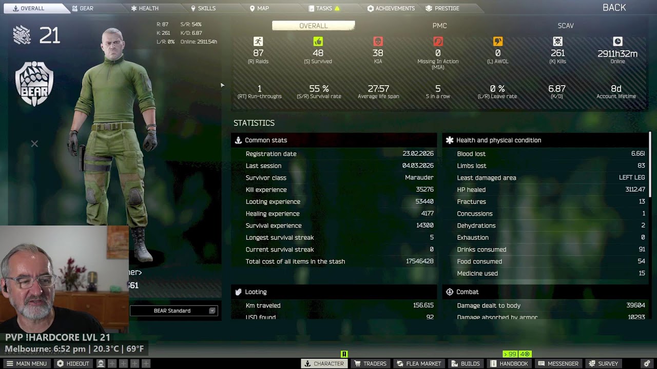 PVP !HARDCORE DAY 7 with !Launtel