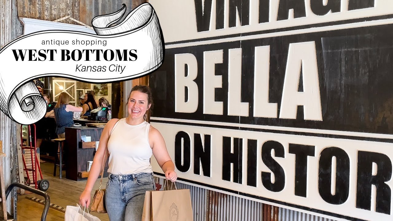 WEST BOTTOMS ANTIQUE SHOPPING TRIP | Kansas City Vlog