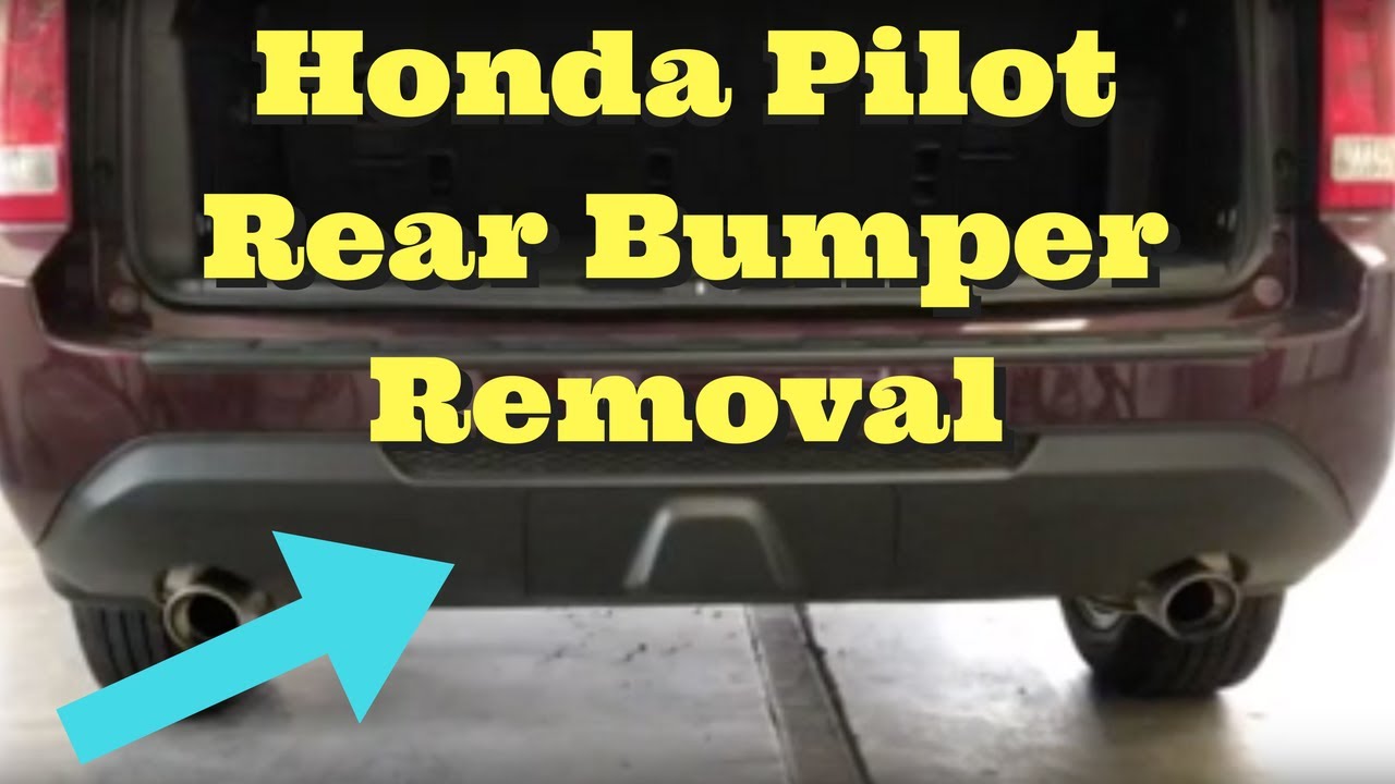 2009 2010 2011 2012 2013 2014 2015 Honda Pilot Rear Bumper Removal Replace Install How to Remove