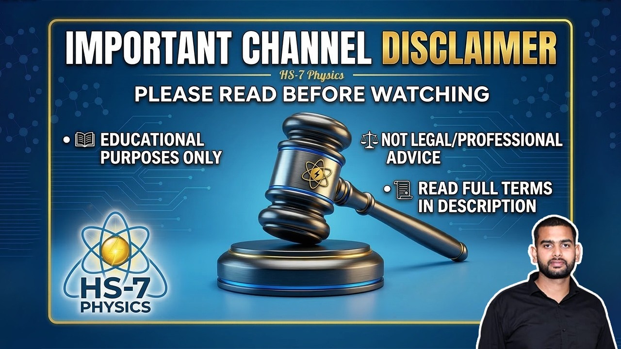 ⚠️ MUST WATCH: Important Channel Disclaimer | Please Read Before Watching