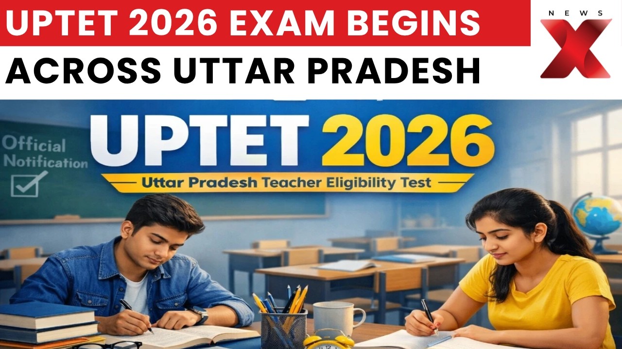 UPTET 2026 Exam: Candidates Arrive at Centres Across Uttar Pradesh as Exams Begin | Newsx