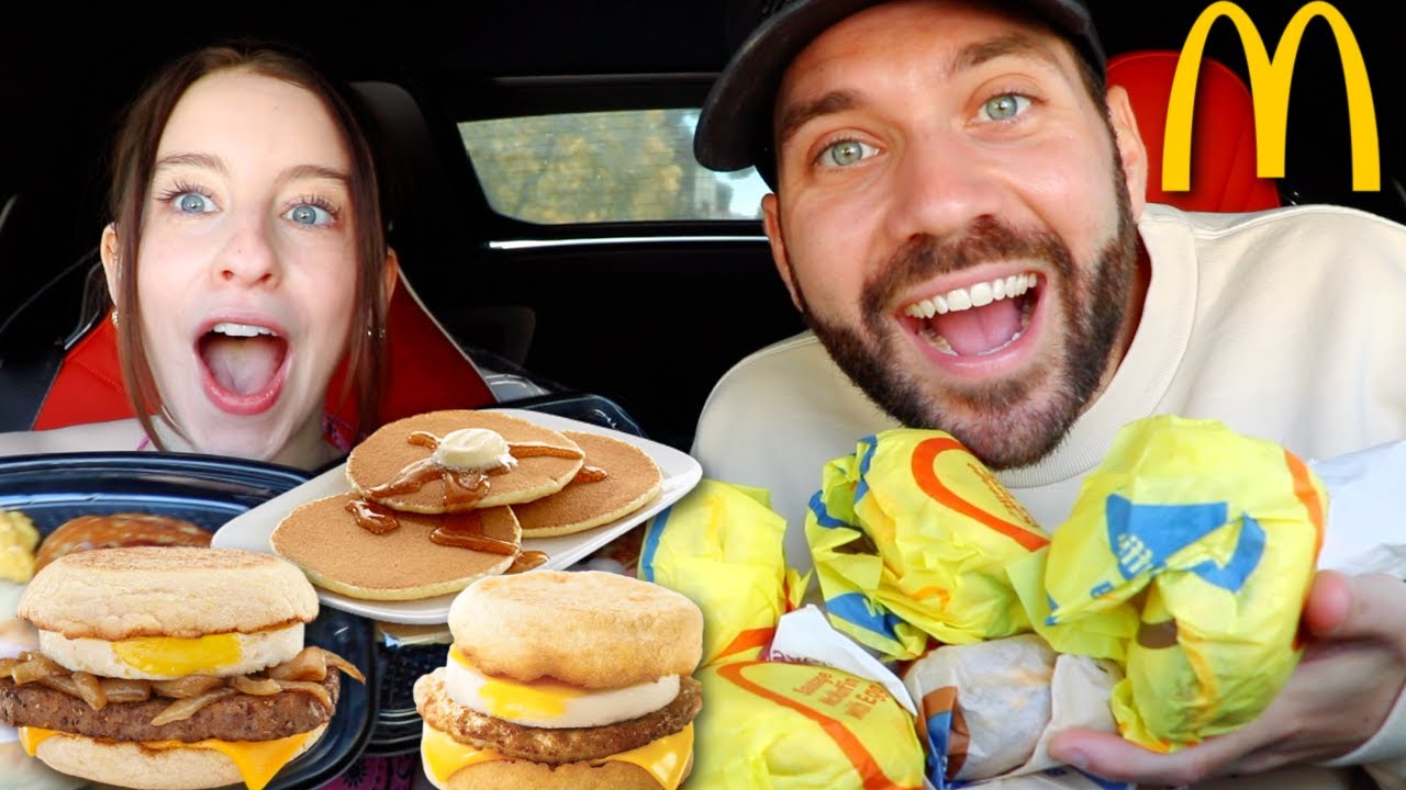 MCDONALD'S ENTIRE BREAKFAST MENU MUKBANG with CARLY!!