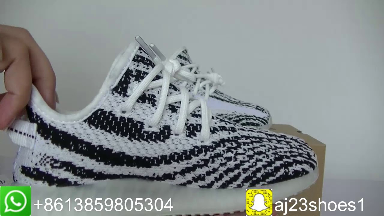 Yeezy boost 350 v2 zebra infant size HD review from bestkicks.club