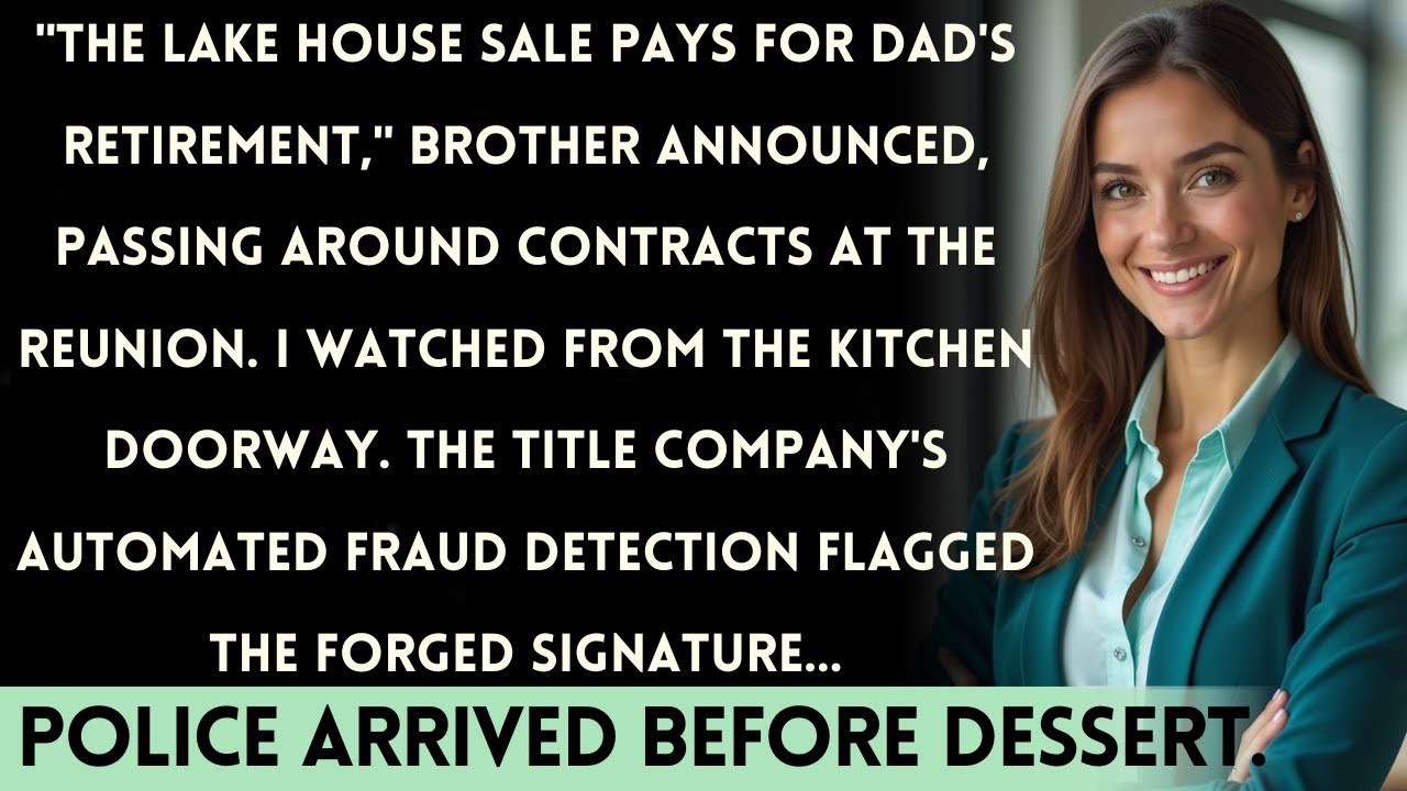 My Brother Tried to Sell My Vacation Home at a Family Reunion — A Fraud Alert Stopped It