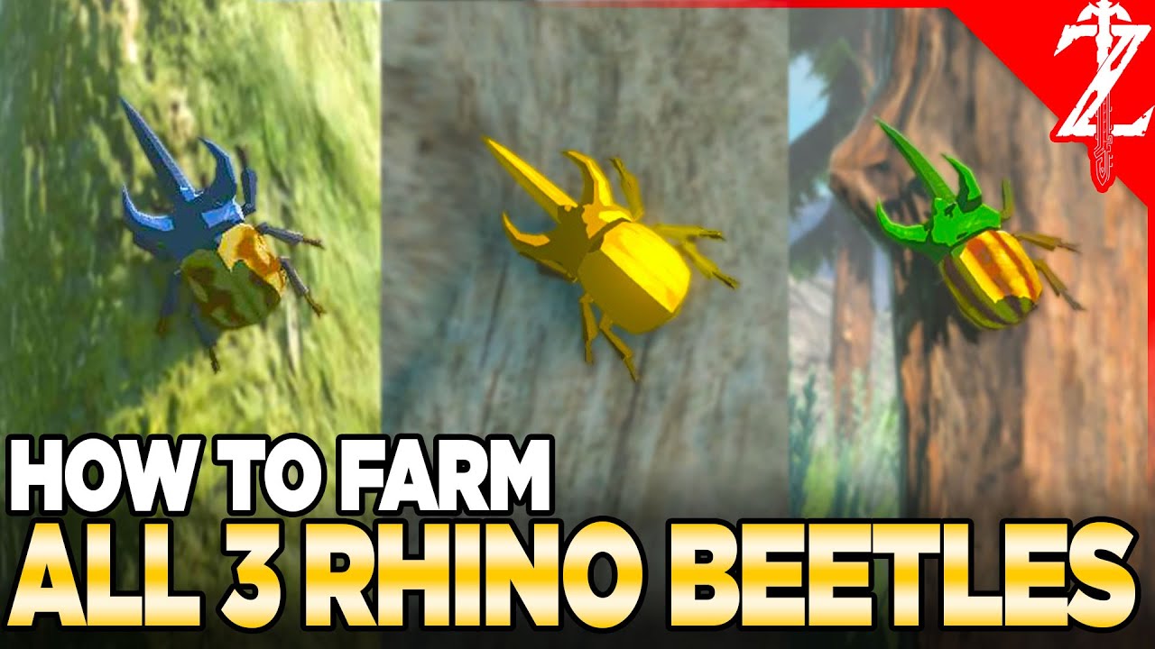 How to Farm Bladed, Rugged, & Energetic Rhino Beatles in Tears of the Kingdom