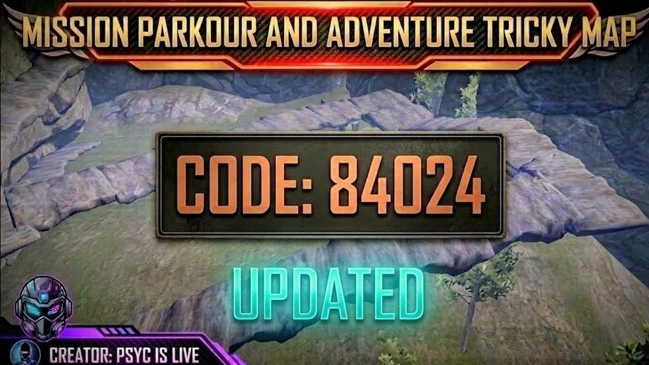 84024 Wow Map UPDATED✨ MISSION PARKOUR AND ADVENTURE TRICKY MAP 
