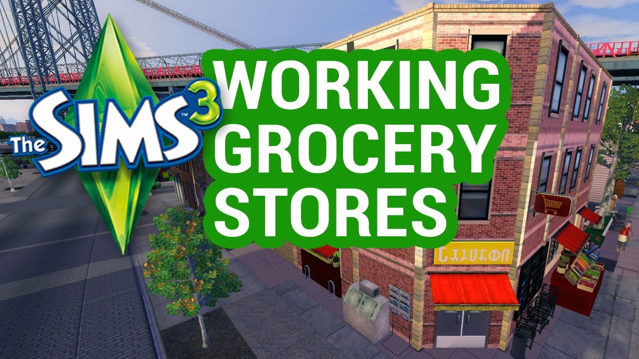 Working Grocery Store | Sims 3 Tutorial