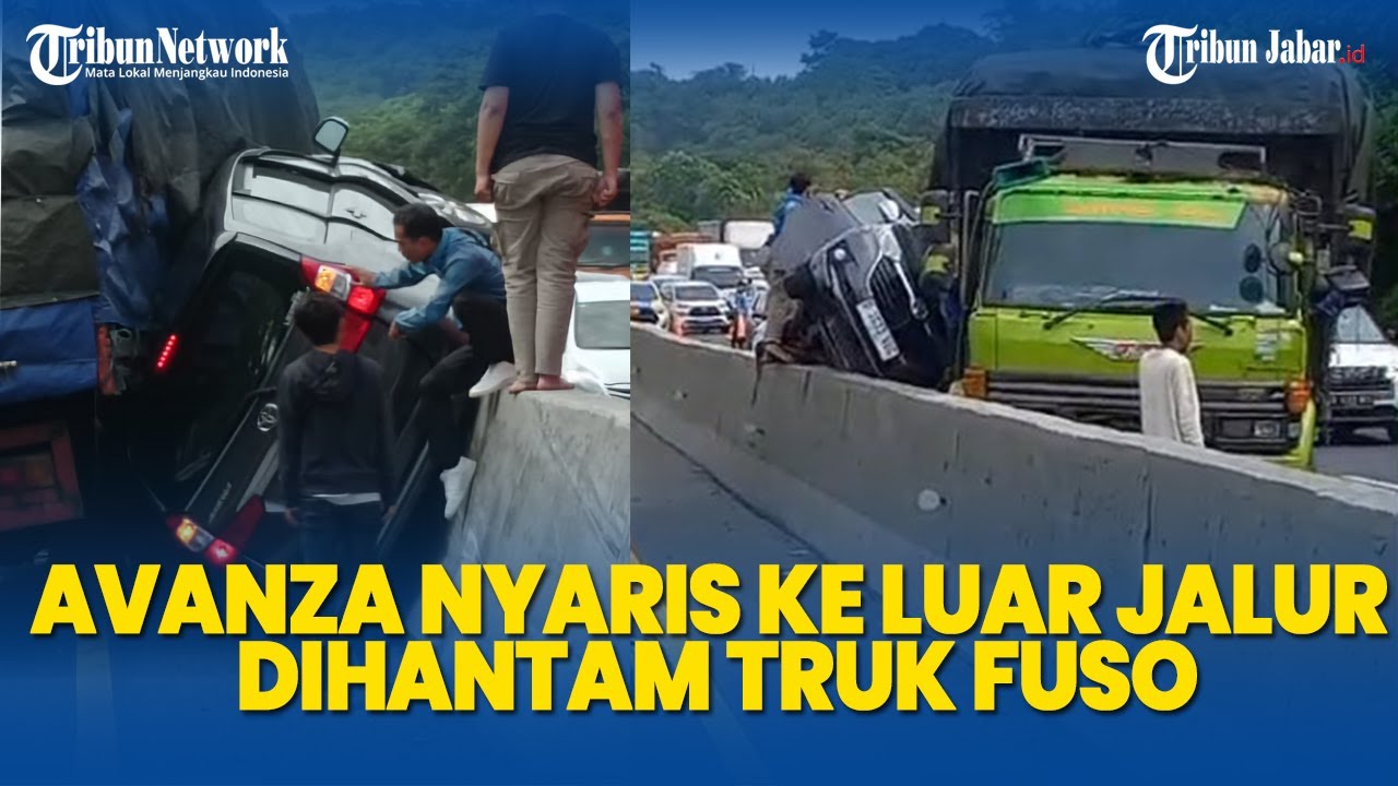 KRONOLOGI Kecelakaan Cipularang! Truk Bawa Fuso Bawa Petaka Avanza Nyaris Terlempar