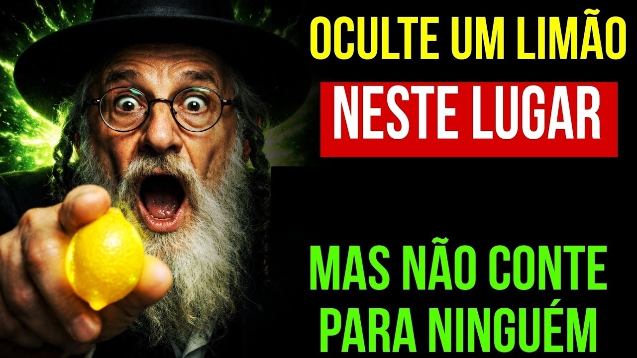 Oculte um limão NESTE LUGAR e ative a Abundância em 2026– Sabedoria Judaica