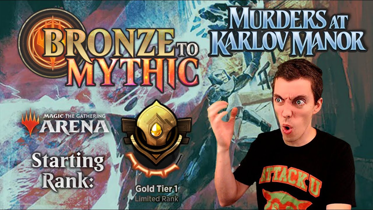 🥇 Из бронзы в мифический: Эпизод 6 &mdash; Стартовый ранг: Золото 1 &mdash; (MTG Arena: Драфт &laquo;Карлов Мэнор&raquo;)...