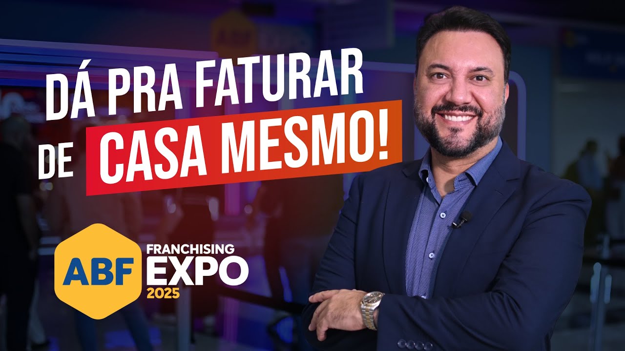 🏠 FRANQUIAS HOME BASED que IMPRESSIONARAM na ABF 2025 [TRABALHE DE CASA com LUCRO ALTO!]