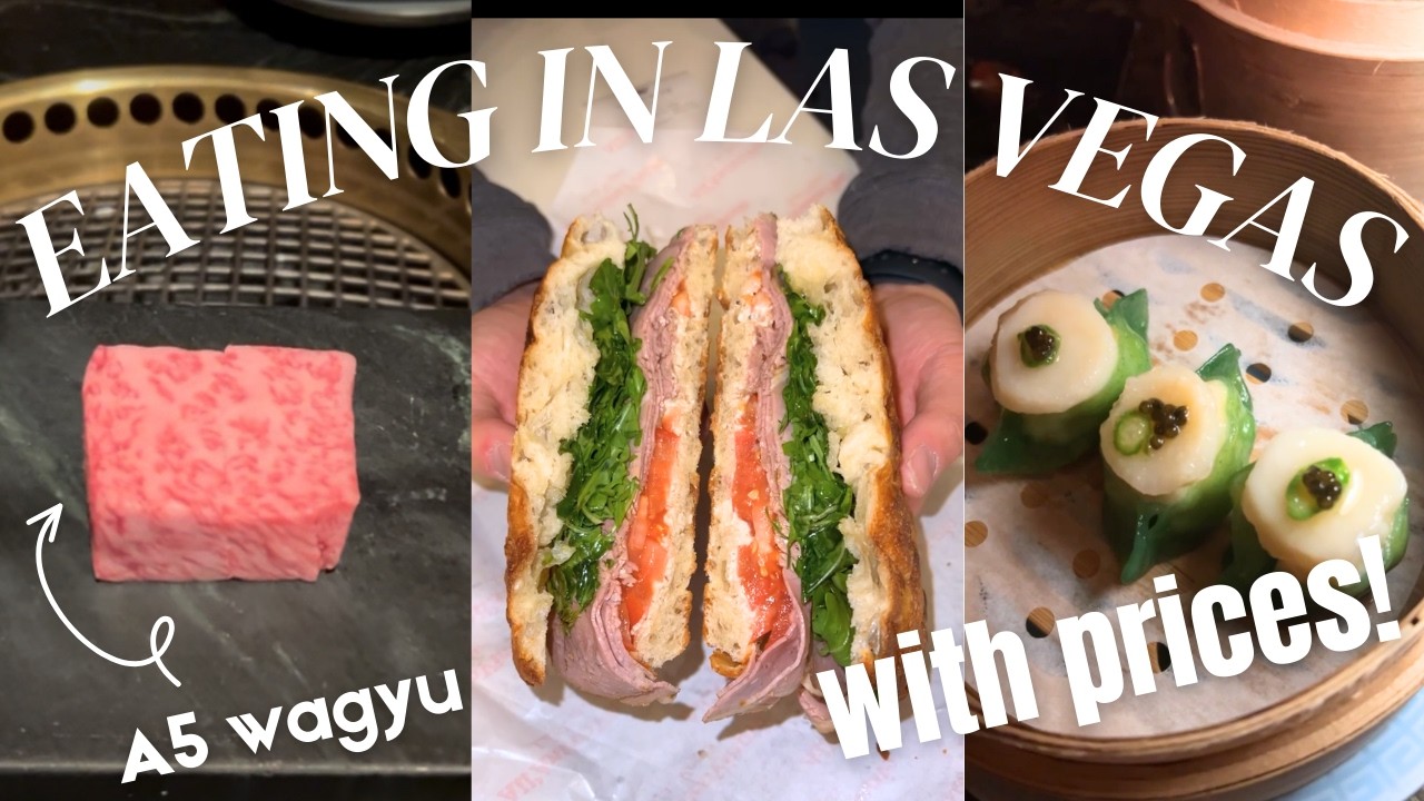 Everything I Ate in Las Vegas - with prices! #vegas 
