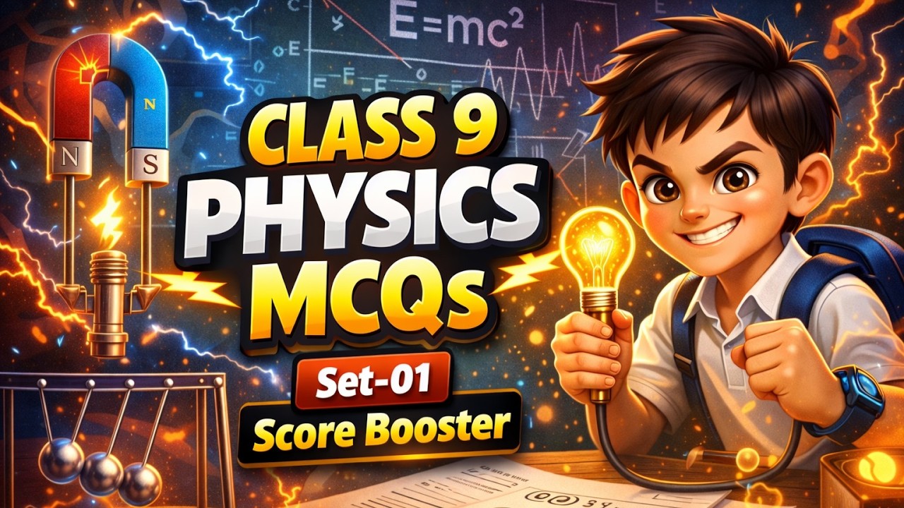 Class 9th CBSE Physics MCQs | Set-01 – Score Booster
