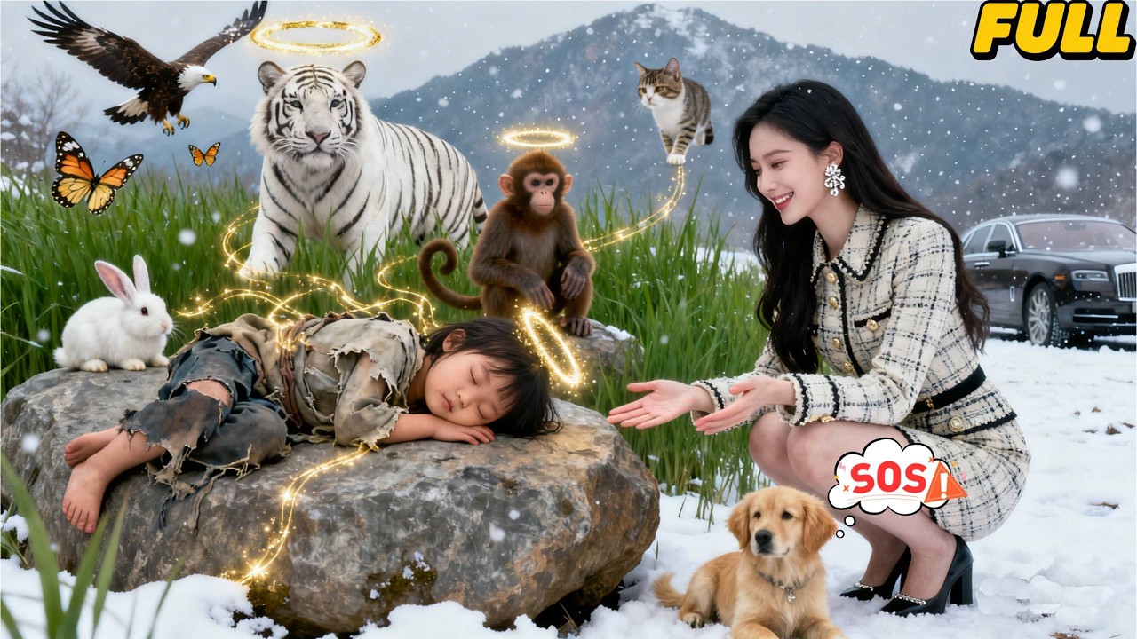 एक पांच साल की लड़की को त्याग दिया गया, वह जानवरों से बात करके कुत्ते से अपनी असली माँ ढूंढती है।