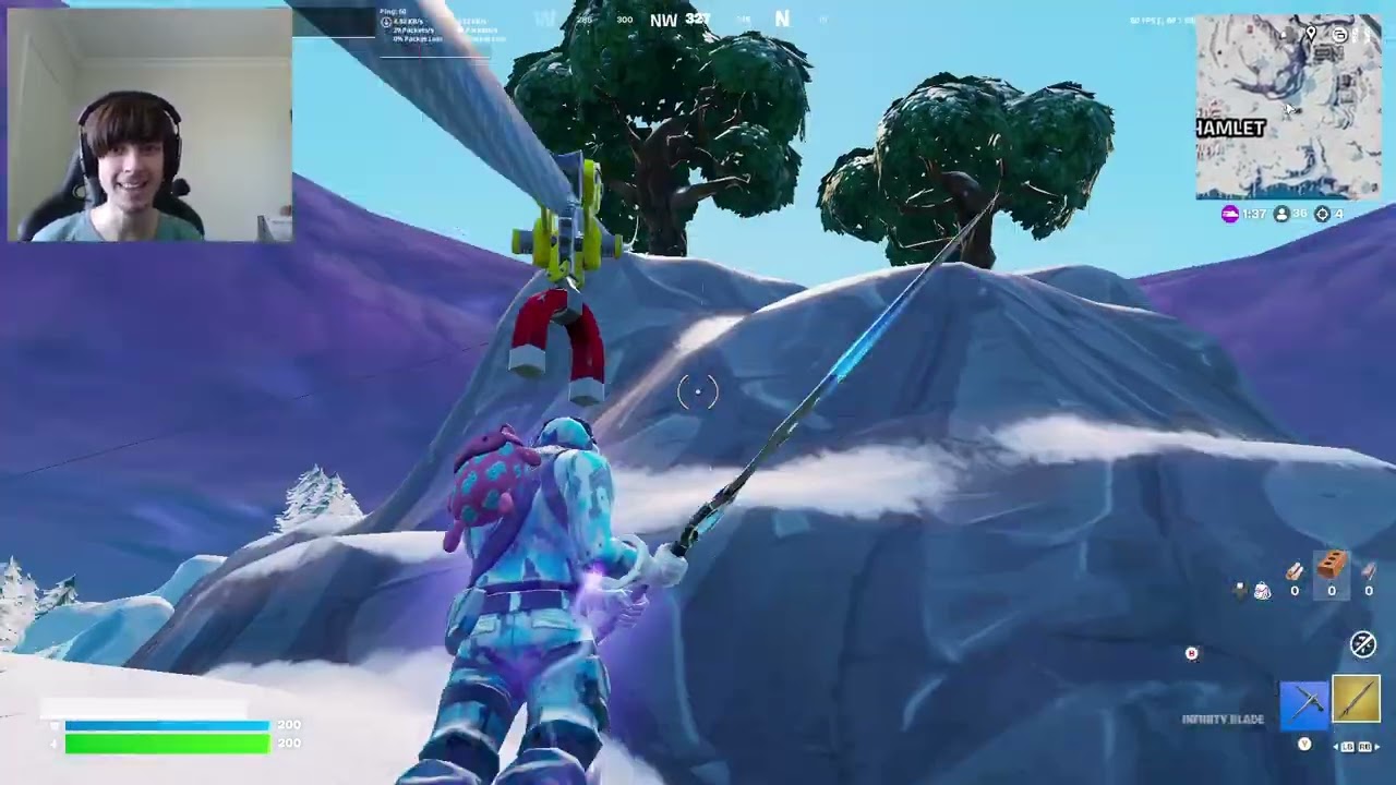 Getting the Infinity Blade in Fortnite