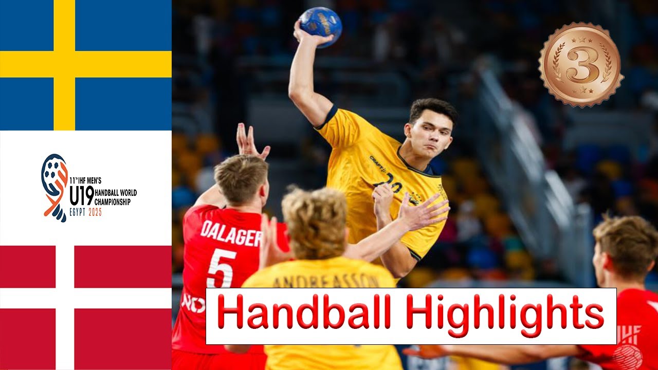 Sweden Vs Denmark Bronze Men's Youth U19 World Championship 2025
