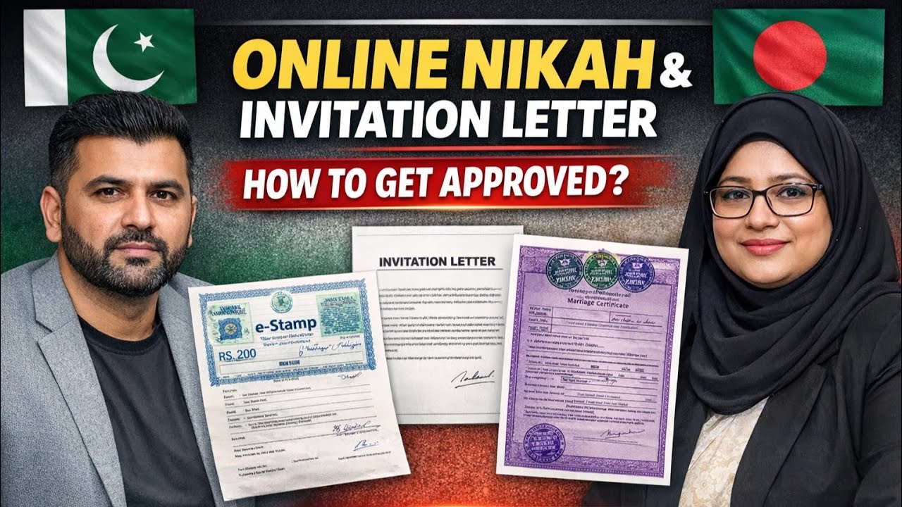 Invitation Letter & Online Nikah | Pakistan to Bangladesh Complete Legal Guide