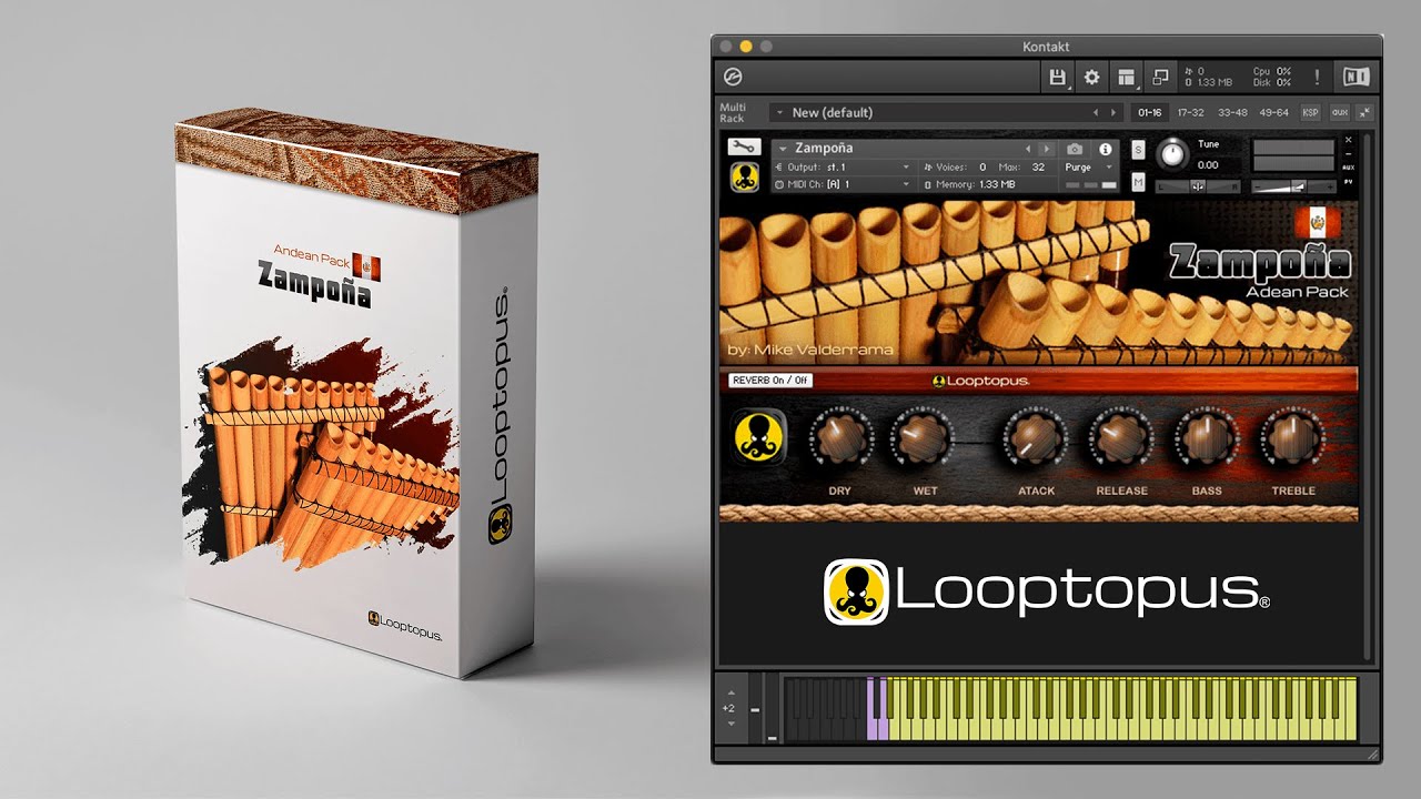 Real ZAMPOÑA (Andean Pack 1) Looptopus