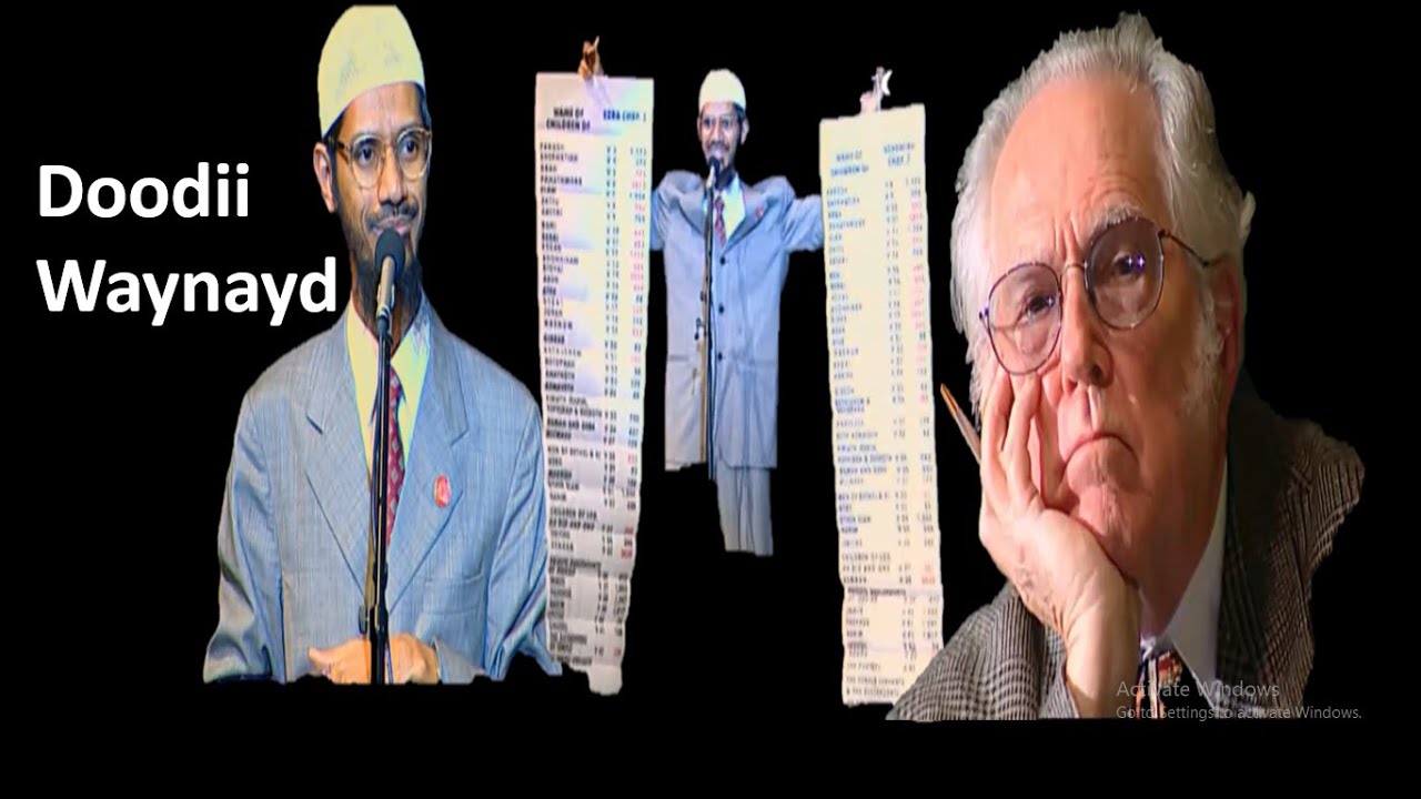 Dood Qur'anka & Bible ka kee saynisku waafaqsan yahay (Quran and the bible in the light of science)