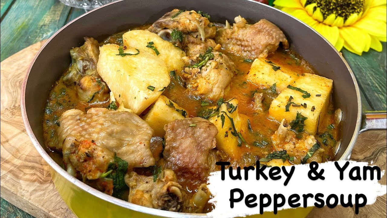 How to make Turkey & Yam Peppersoup #youtubeblack #iftar #ramadan
